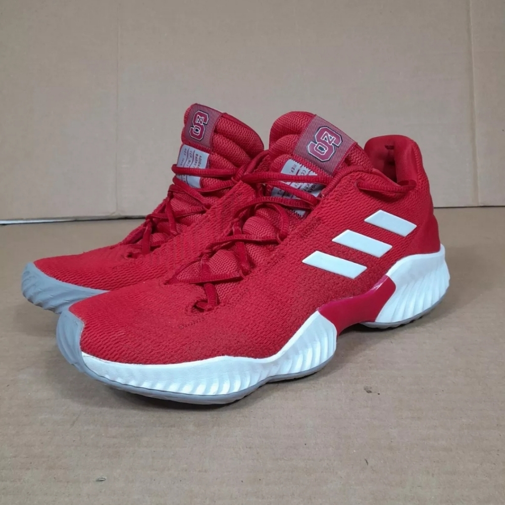 Nebraska Huskers X Adidas Pro Boune Basketball Shoe Men‎ Sz 8 Rare NCAA